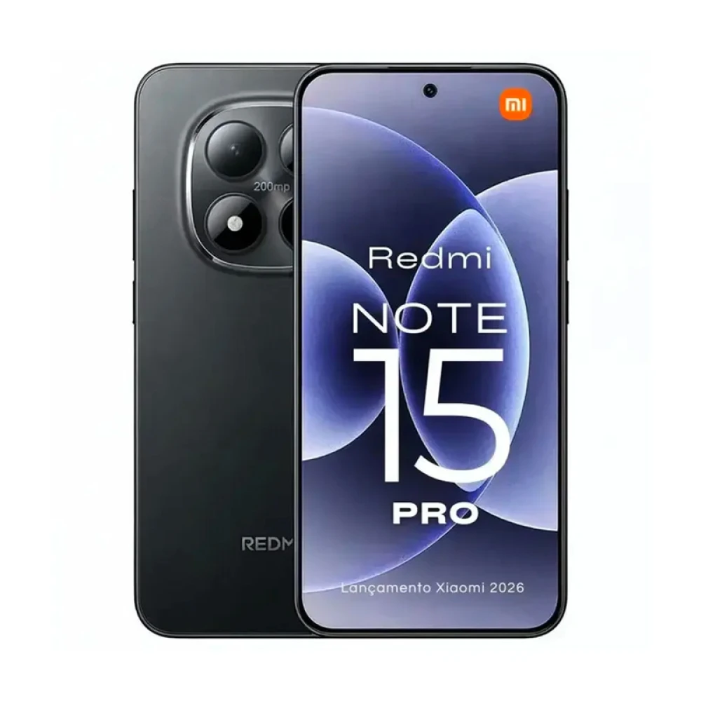Smartphone Xiaomi Note 15 PRO 5G 8GB Ram 256GB Black